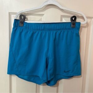 Nike Women's Blue Athletic Shorts